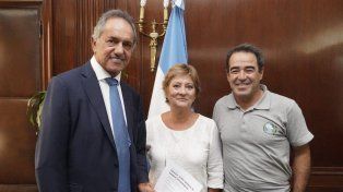 Scioli difunde una agenda ambiental moderna y sustentable.