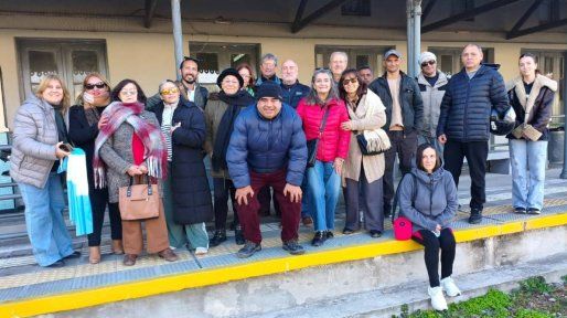 Acciones por el retorno del tren: asambleistas se concentraron en la estación