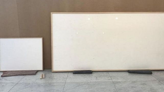Un museo pagó 83 mil dólares por dos obras en blanco: No es un robo, afirmó el artista