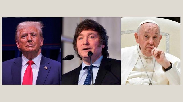 Milei, entre Trump y el Papa