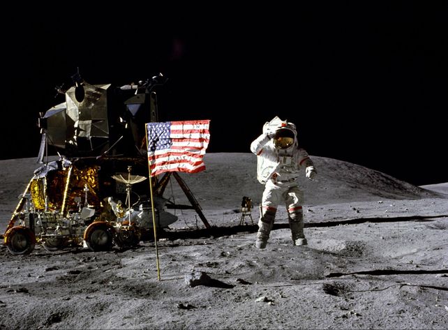 La huella de Neil Armstrong