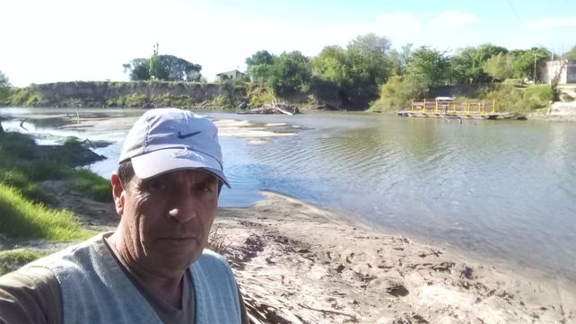 Así está arroyo Las Conchas a la altura de La Balsa