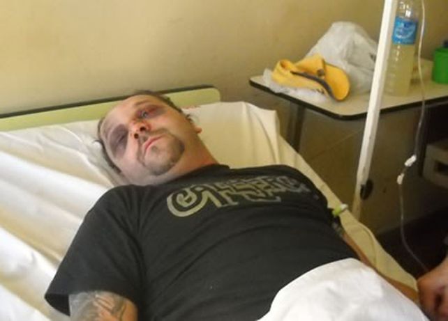 Herido. La foto de Cernadas