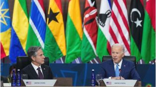 El secretario de Estado Antony Blinken junto al presidente Joe Biden.