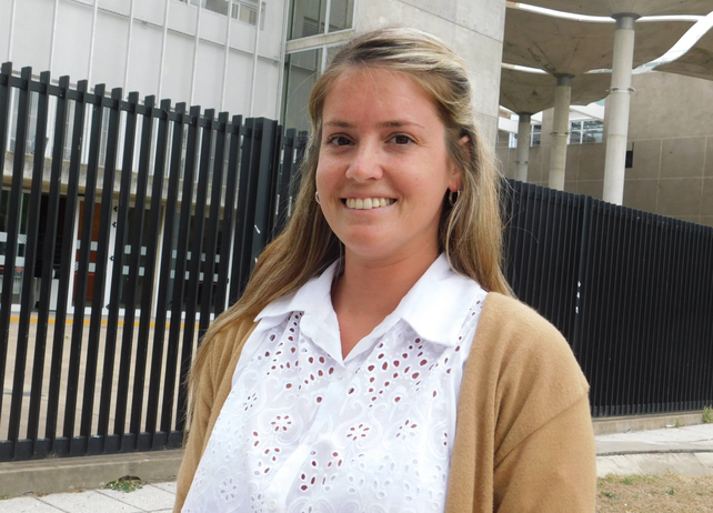 La volante por derecha hace ya quince años que juega en Santa Fe Rugby Club.
