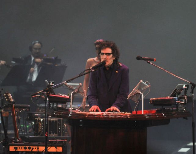 García en su último concierto en el Teatro Colón de Buenos Aires. Fito