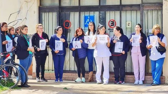 Compañeras y vecinas del hospital Gutiérrez de Venado Tuerto marcharon por el femicidio de Stella Eidner
