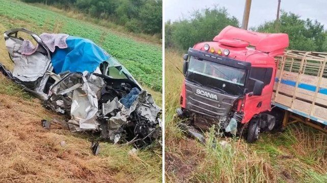 El accidente fatal se produjo en el kilómetro 519 de la Ruta12