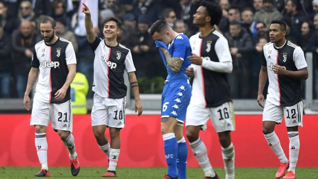 Serie A: Juventus le ganó a Brescia con un golazo de Dybala y le puso presión a Inter