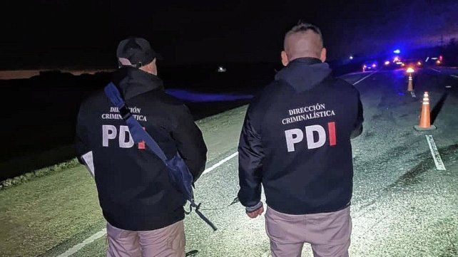 Lugar donde se produjo el choque en la ruta provincial 6.