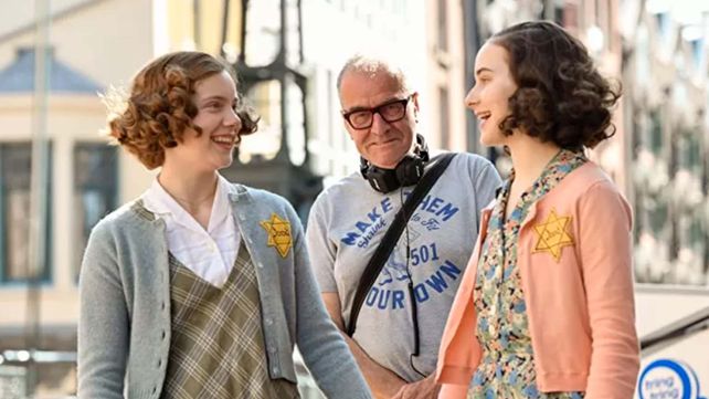 Las dos protagonistas junto al director Ben Sombogaart.