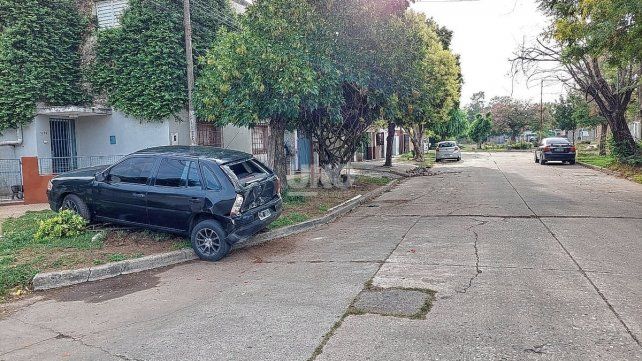Choque y fuga: escapó y se quedó dormido enfrente de la comisaría