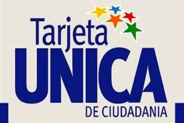Acreditarán este martes los fondos de la Tarjeta Única de Ciudadanía