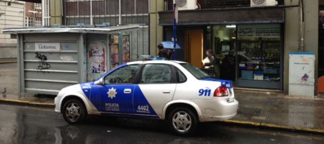 El robo fue este mediodía en una financiera de Mitre 907.