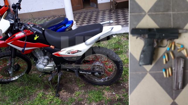 Quiso eludir un control y lo atraparon con un arma cargada con balas mata policías