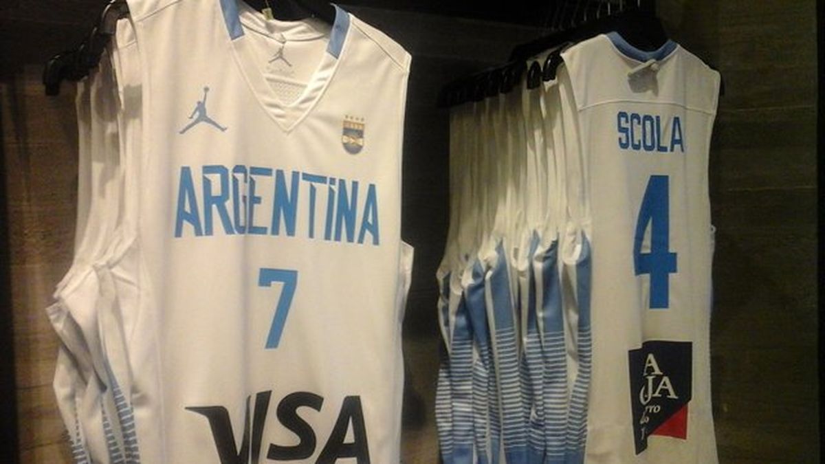 La nueva camiseta de la Selección argentina de básquet