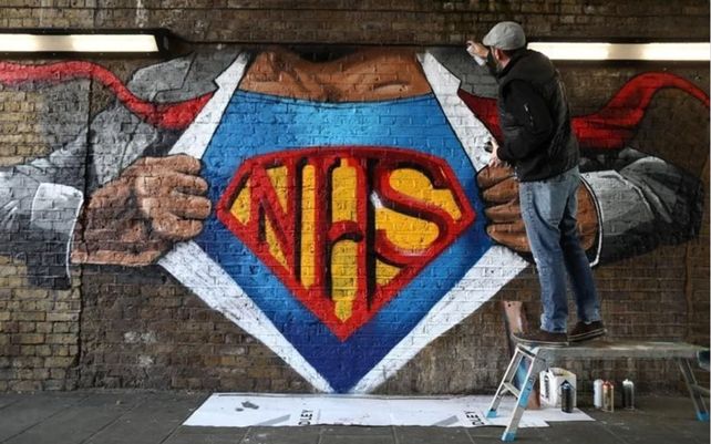 El arte urbano se inspira en la pandemia