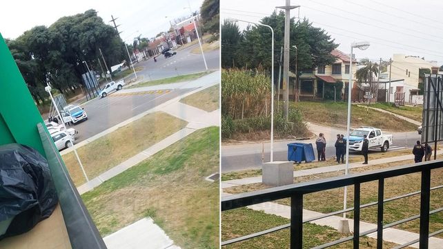 Vecinos llamaron a la Policía cuando vieron un auto arrastrando un contenedor de basura