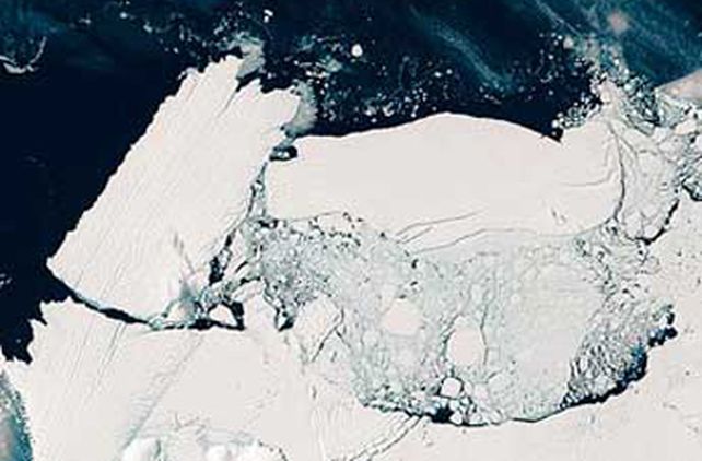 Gigantesco iceberg ant&aacute;rtico podr&iacute;a alterar las corrientes oce&aacute;nicas
