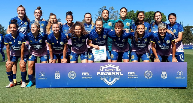 Para ponerlo en un marco. El equipo de Central que eliminó a Boca de la Copa Federal.
