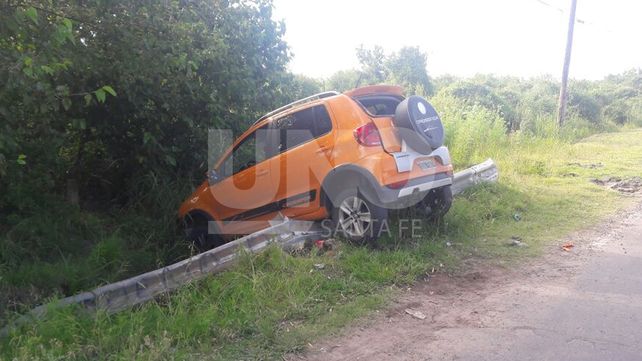 Siguió de largo y terminó en una zanja