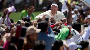 El Papa pidió perdón a los indígenas en Chiapas por el maltrato y la exclusión