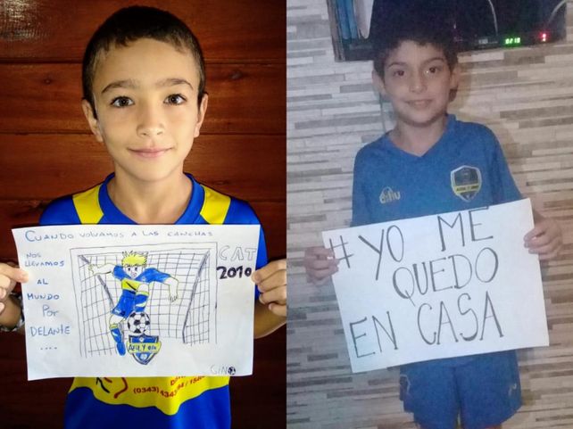 Cuarentena dibujando y entrenando