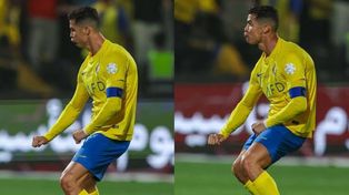 Cristiano Ronaldo adujo que no hizo gestos obscenos y que sólo se trató de un festejo.
