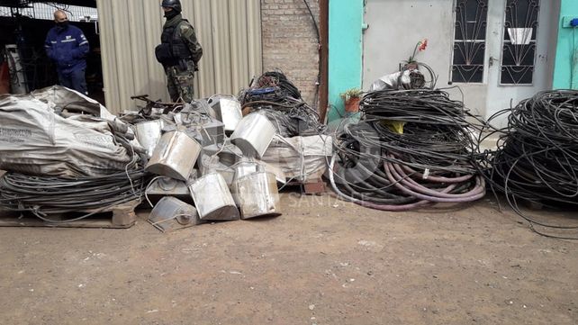 Secuestraron cables eléctrico de la EPE robados y valuados en dólares