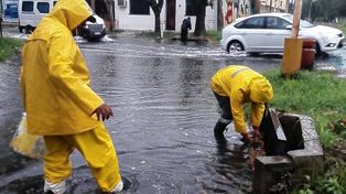 ¿Cuánto llovió en Santa Fe durante la mañana?