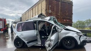 Cortaron la autopista a Córdoba por un choque fatal en Cañada de Gómez