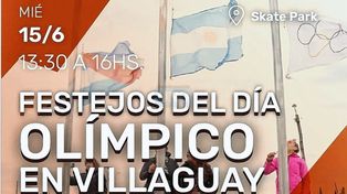 Convocatoria. El CEF Nº 30, la Municipalidad de Villaguay y el CGE se juntaron para organizar el concurso Día del Olimpismo con todos los cuarto grados de las escuelas primarias, que fueron invitados a confeccionar una bandera con los anillos de las olimpiadas.