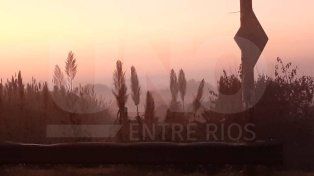 Paraná amaneció cubierta de neblina. En imágenes zona de calle Salvador Caputto, a metros de las vías&nbsp;