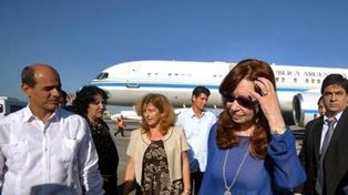 Cristina llegó a La Habana para participar de la histórica misa del Papa a Cuba
