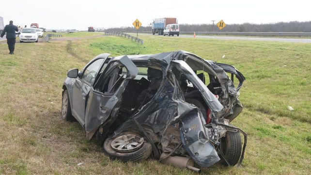 Murió una de las nenas heridas en el accidente en la autopista a Buenos Aires en jurisdicción de Pavón