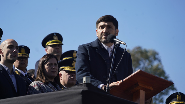 Pullaro le agradeció a la Policía de Rosario en el aniversario de su creación y renovó su apoyo&nbsp;