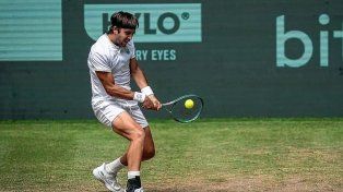 Tomás Etcheverry quedó eliminado en los cuartos de final de Halle