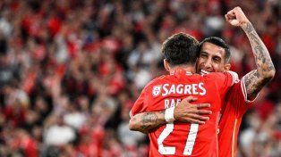 Di María hizo un tanto y dio una asistencia en Benfica