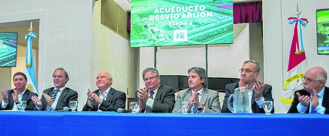 satisfechos. Lifschitz y sus funcionarios