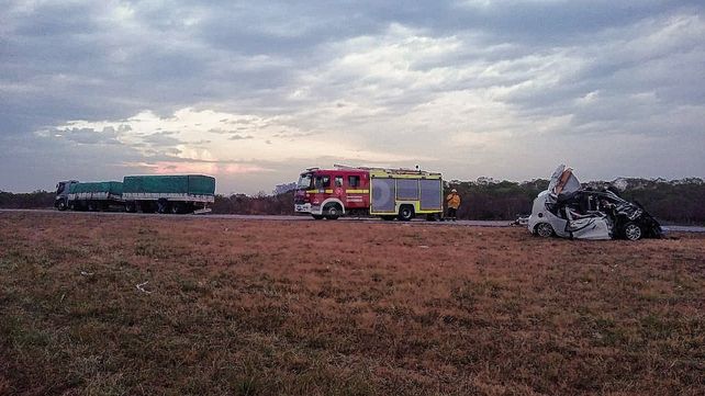 Fallecieron dos hombres en un accidente en la ruta