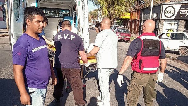 Accidente en avenida Laurencena