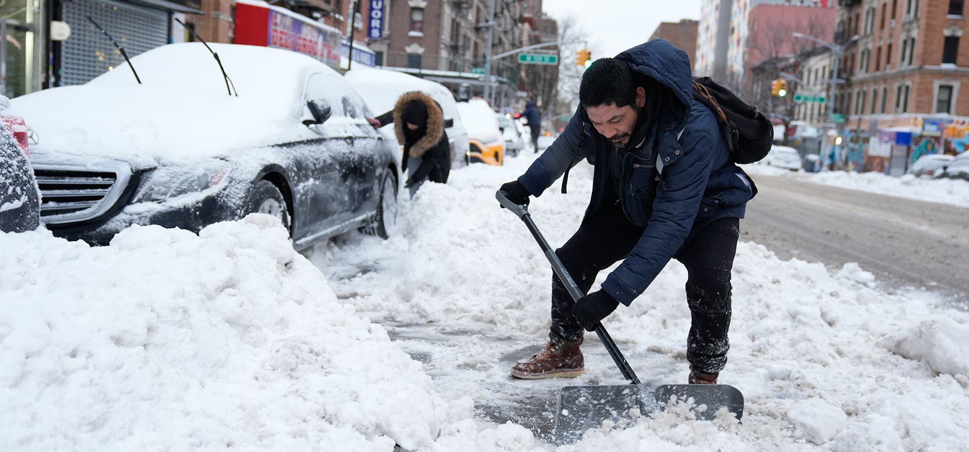 Tormenta de nieve en EE.UU. en imágenes