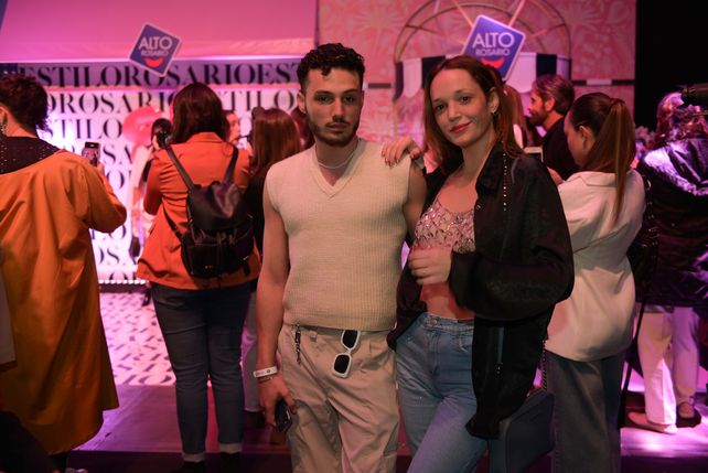 Gastón Veinticinque y Celeste Muñoz