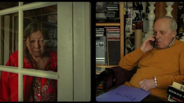 Françoise Lebrun y el director Dario Argento
