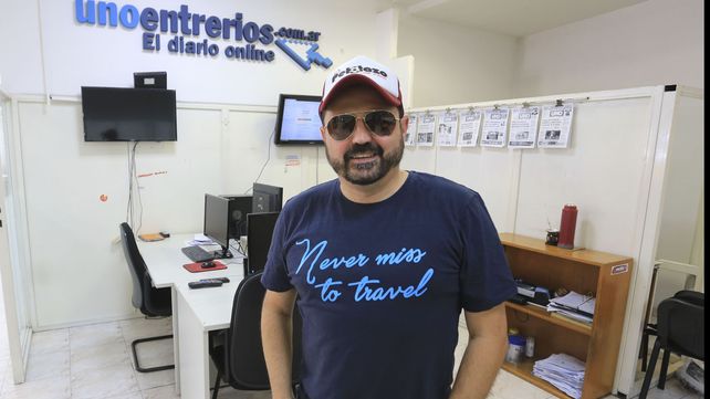 Washi pasó este martes por la redacción de UNO.&nbsp;