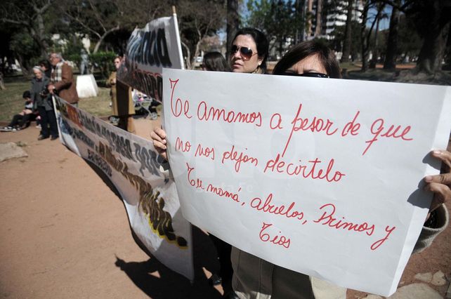 Manifestación. Fue ayer al mediodía