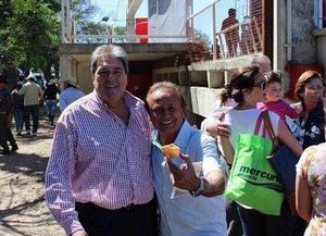 Luis Rubeo y Del Sel, se encontraron en Esperanza