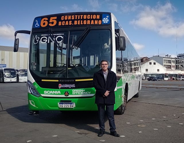 &ldquo;Scania brega por liderar el cambio a su sistema de transporte sustentable", dijo el directivo Jorge Vittar.