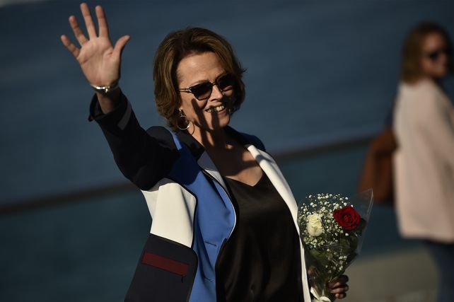 Sigourney Weaver llegó a San Sebatián para presentar la película española A Monster Calls