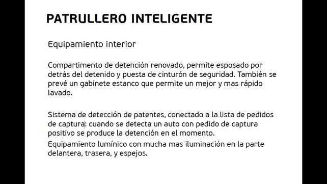 Cómo serán los nuevos patrulleros inteligentes de la Policía de Santa Fe Cómo serán los nuevos patrulleros inteligentes de la Policía de Santa Fe